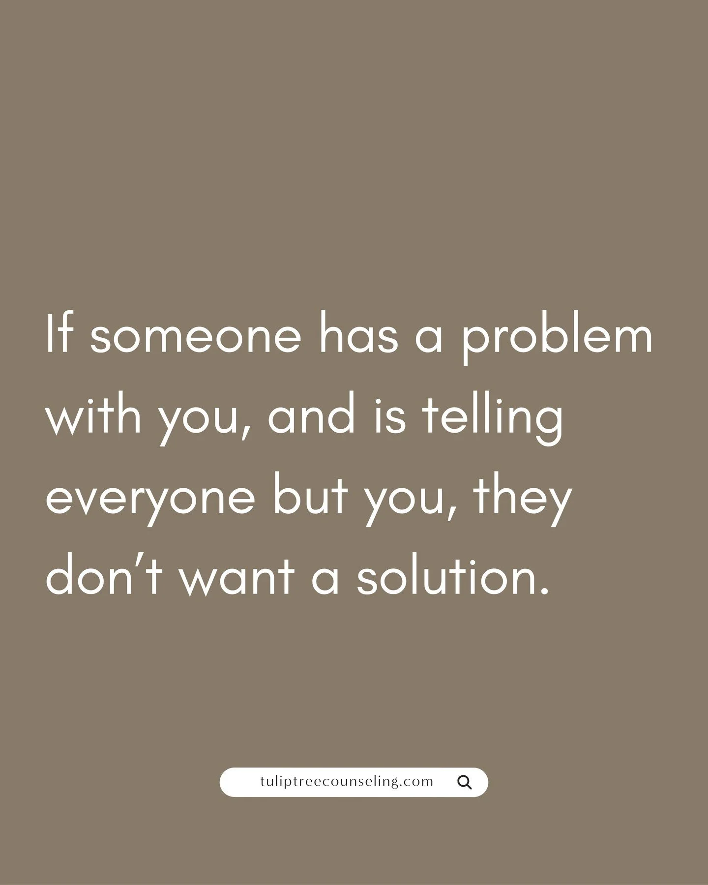 Sometimes the hardest part is not conflict. It is realizing someone has built a story about you without ever giving you the chance to be in the conversation.

Healthy relationships make room for directness, repair, and honesty. If someone is speaking