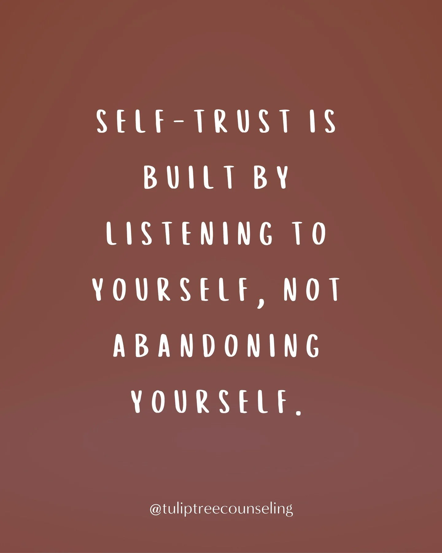 for many people, self-trust was not something they were taught to prioritize

so it makes sense if it feels unfamiliar
or even uncomfortable

it is something you build over time
by listening to yourself and staying with yourself 🤍

in gratitude,
tul