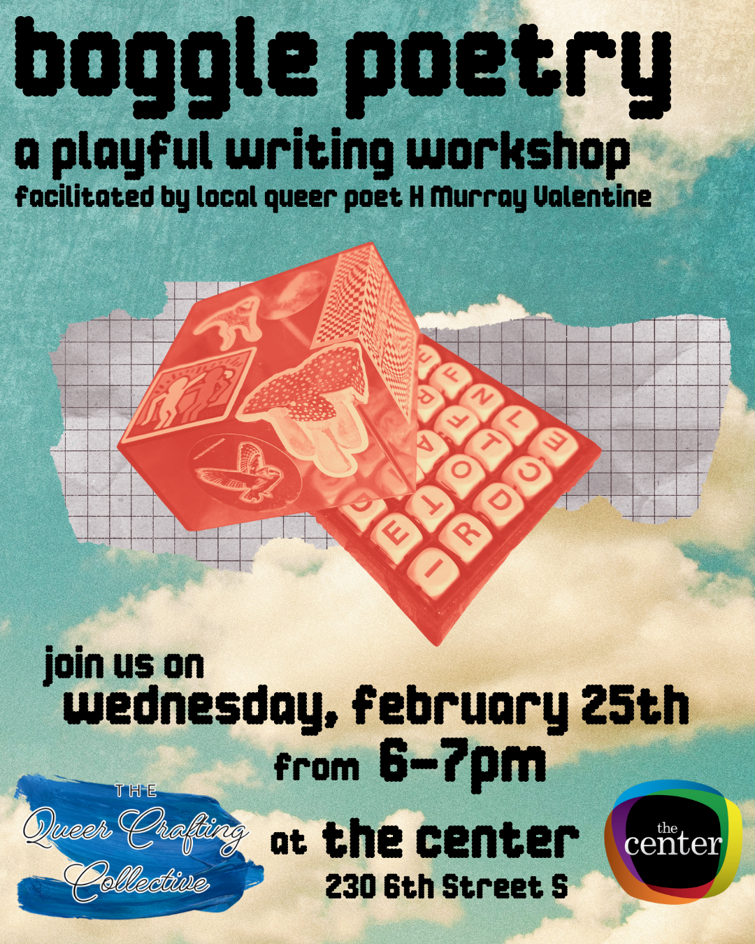 Queer Crafting Collective: Boggle Poetry