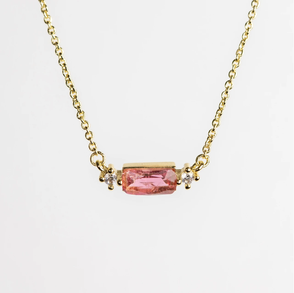 JANE PINK TOURMALINE NECKLACE