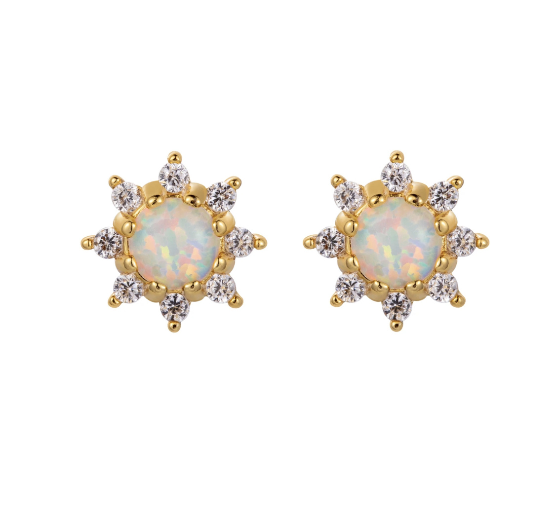 STARBURST OPAL STUD