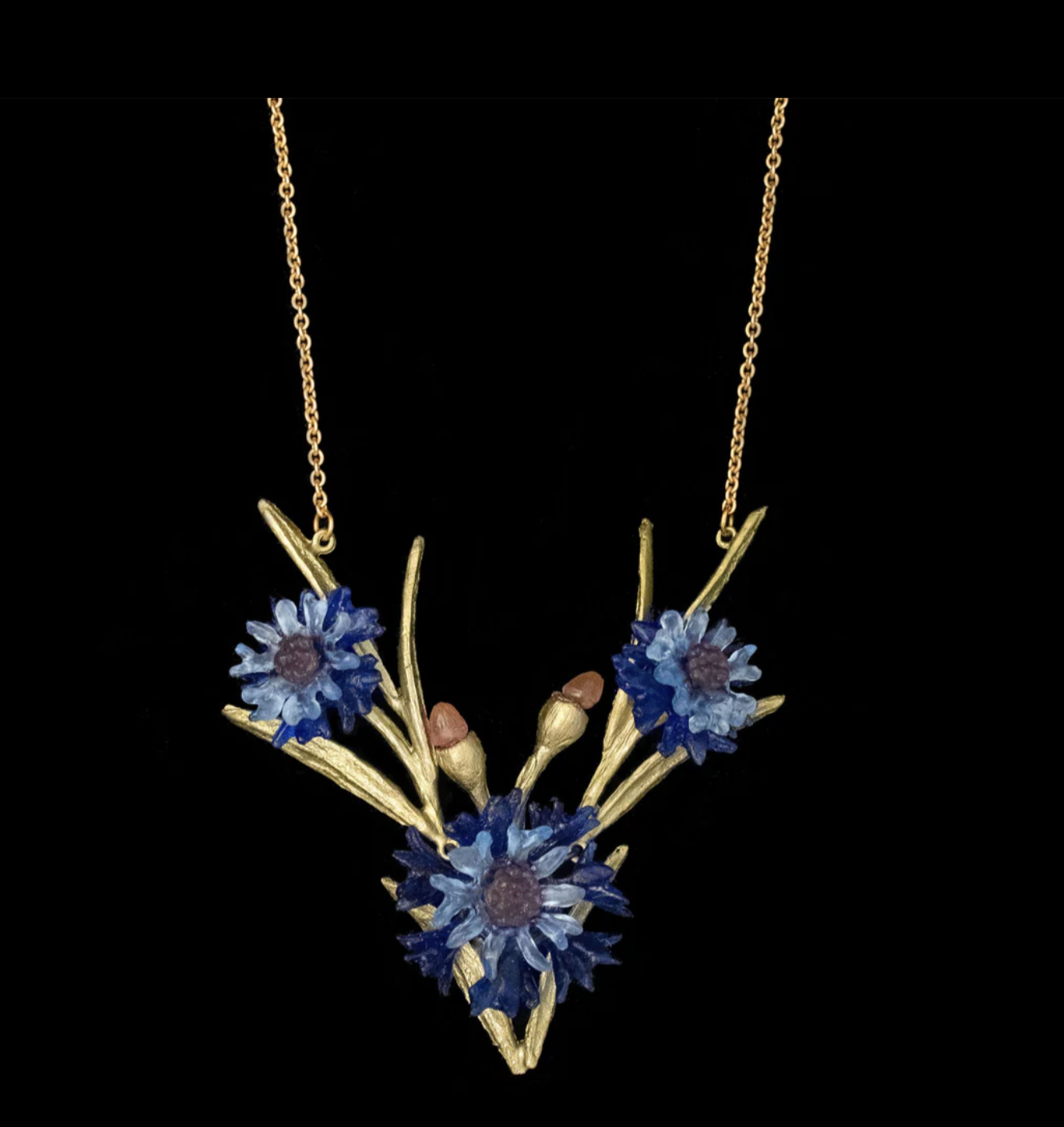 CORNFLOWER NECKLACE