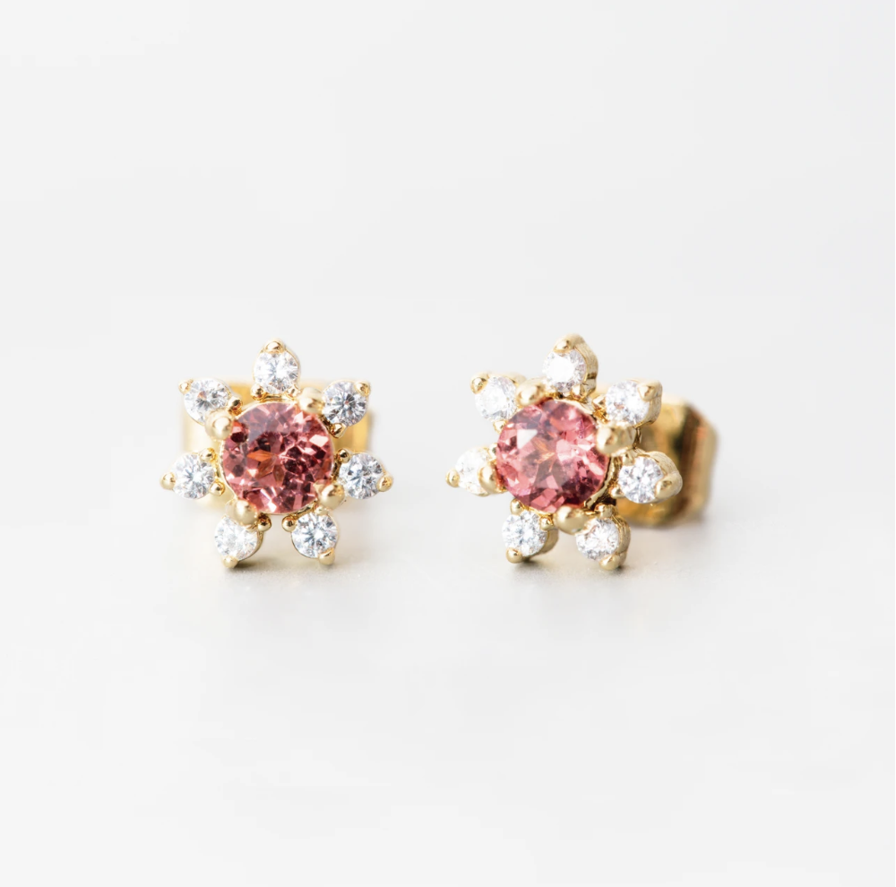 LONDON GARNET STUD