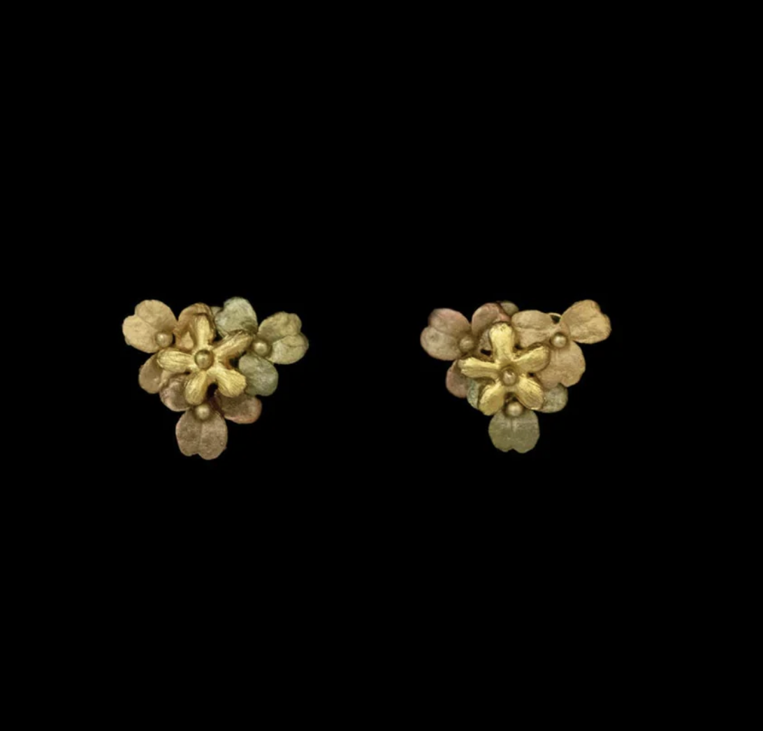 WOOD SORREL POST EARRING