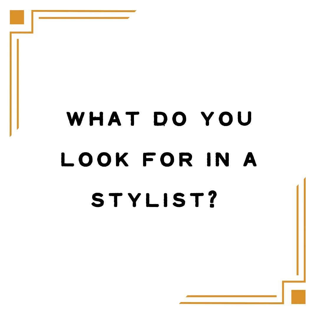 I&rsquo;m dying to know&hellip;..

What do you look for in a stylist?

Comment below or send me a DM!