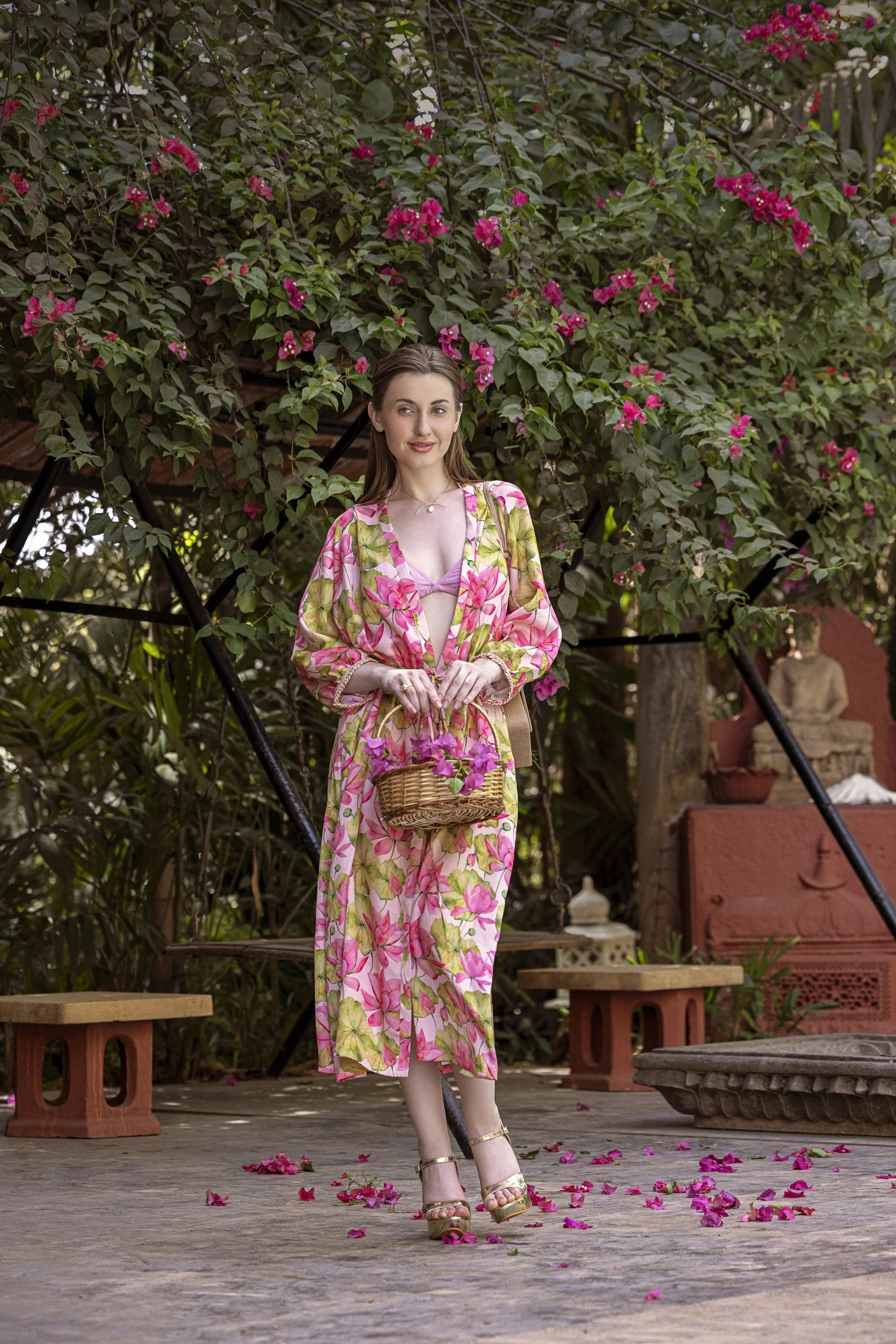 Lotus Radiance Kimono