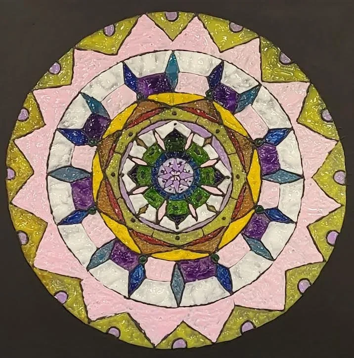 Teen, Faux Stain-glass Workshop