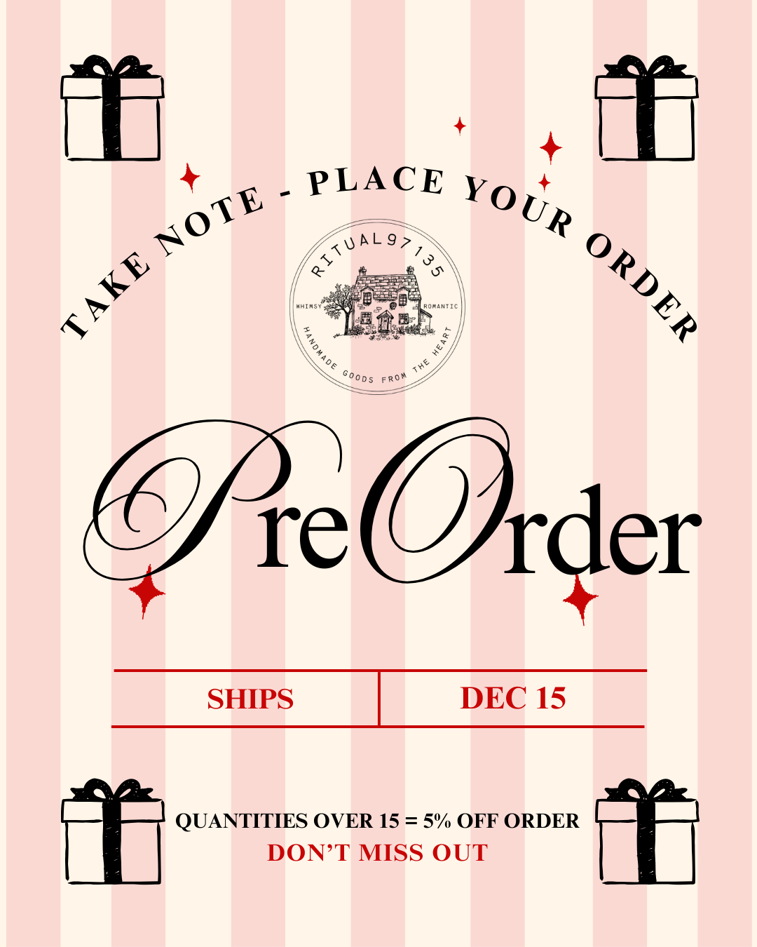 Gratitude Candle - Pre-Order