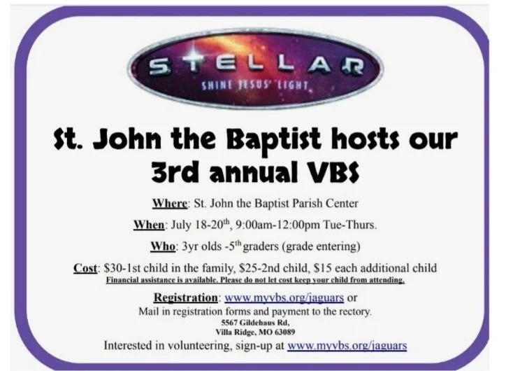 Our Events — St. John the Baptist Gildehaus Catholic Church