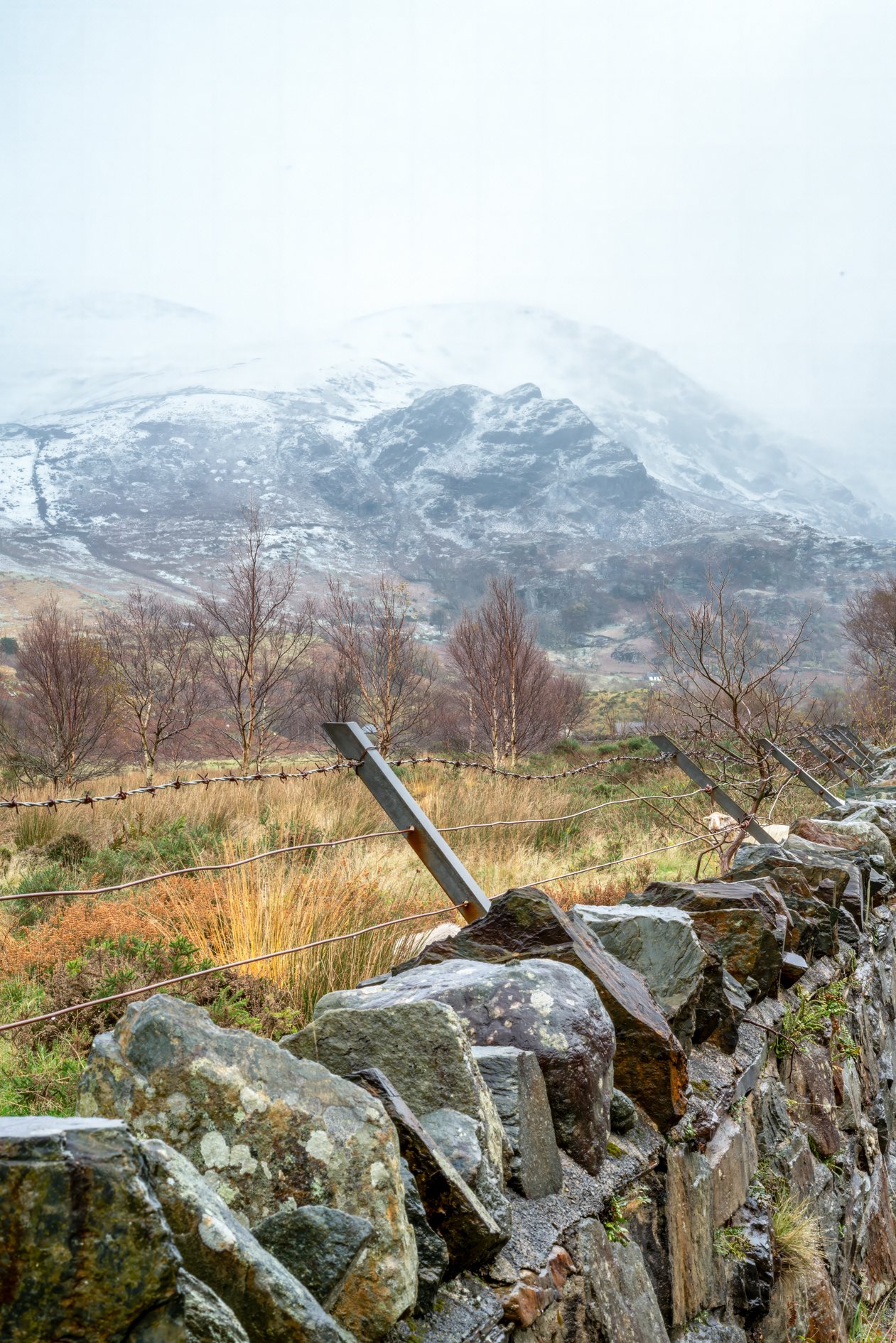 A4 Print - Snowdonia in Winter