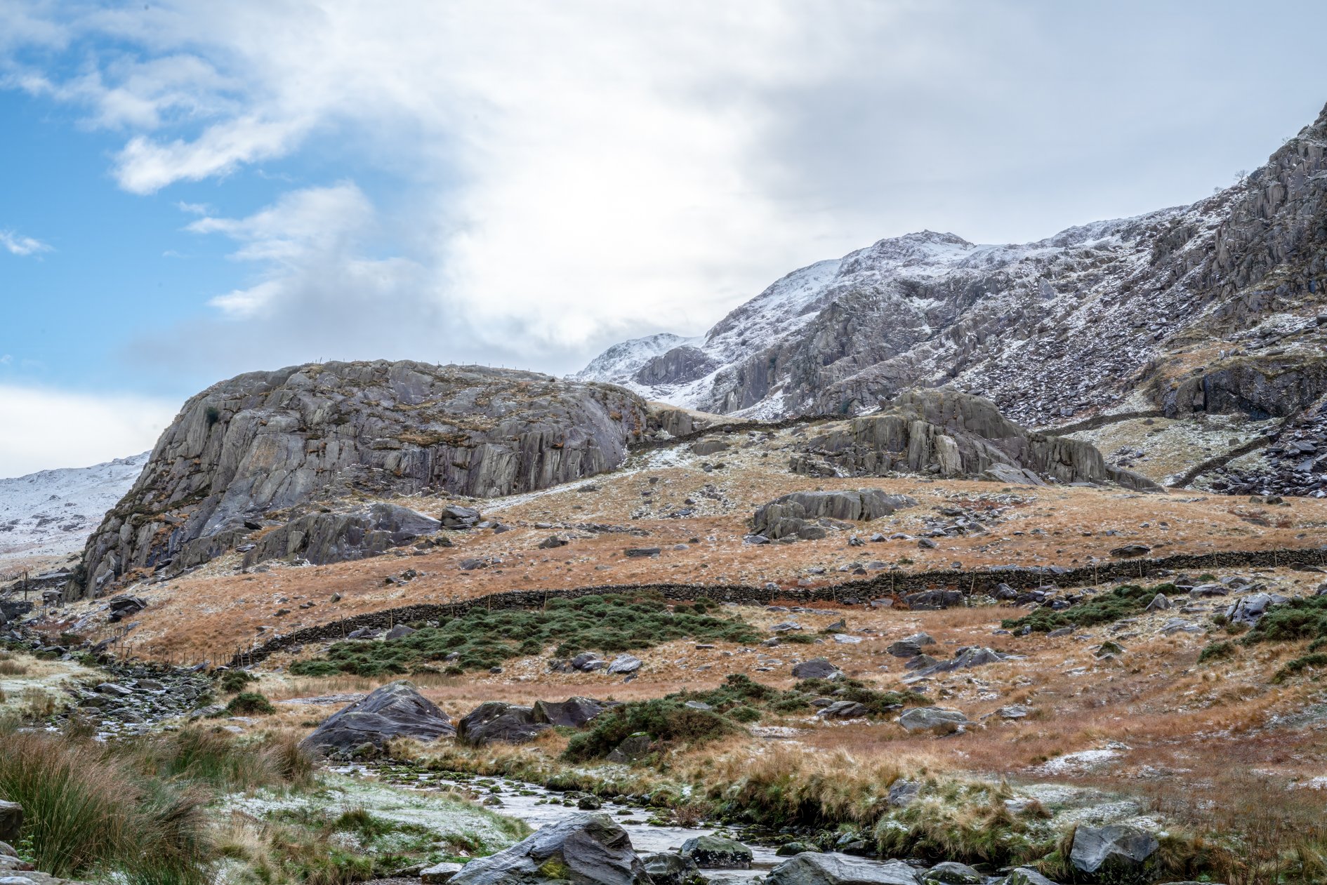 A4 Print - Snowdonia in Winter