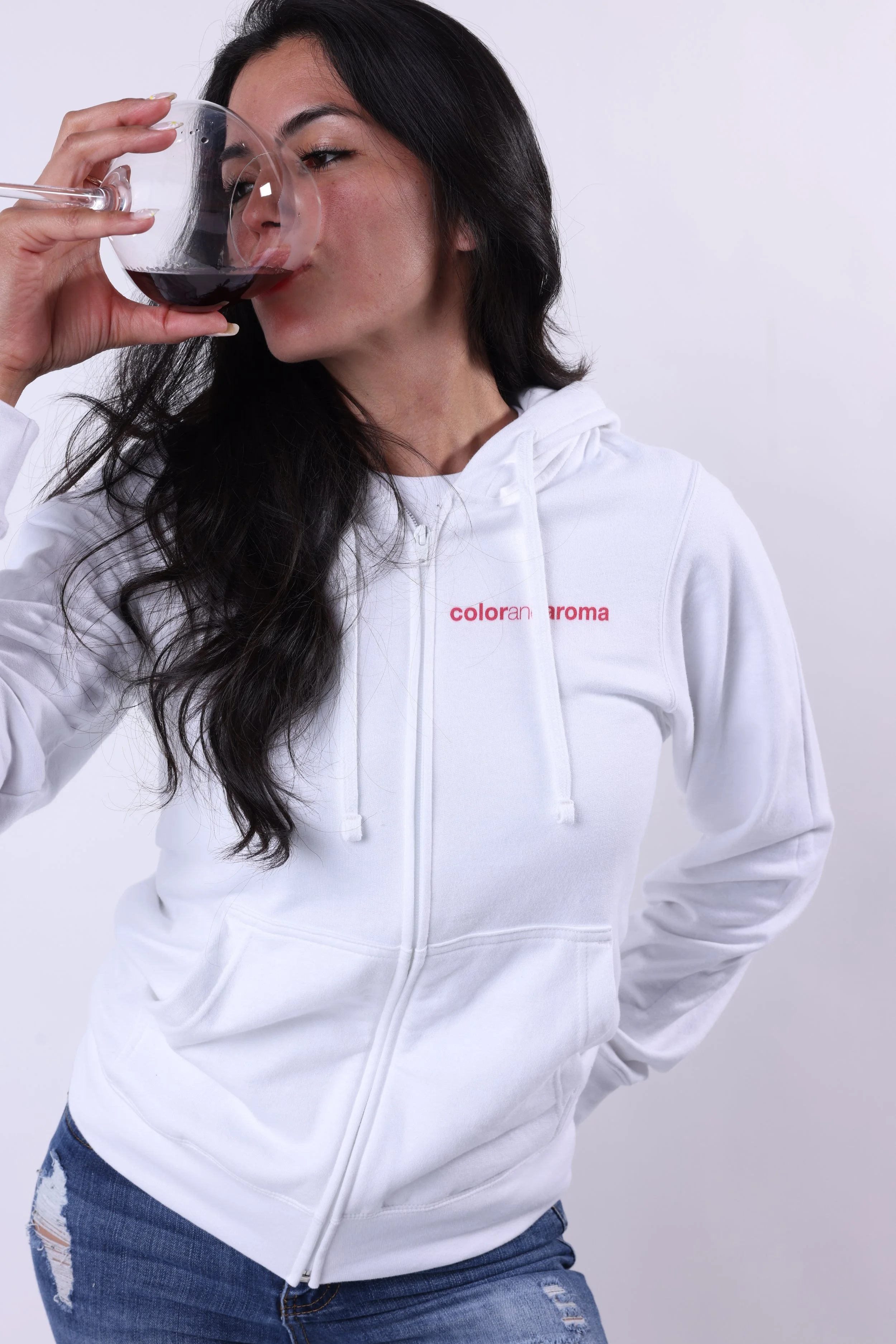 Zipper Hooded Sweatshirt