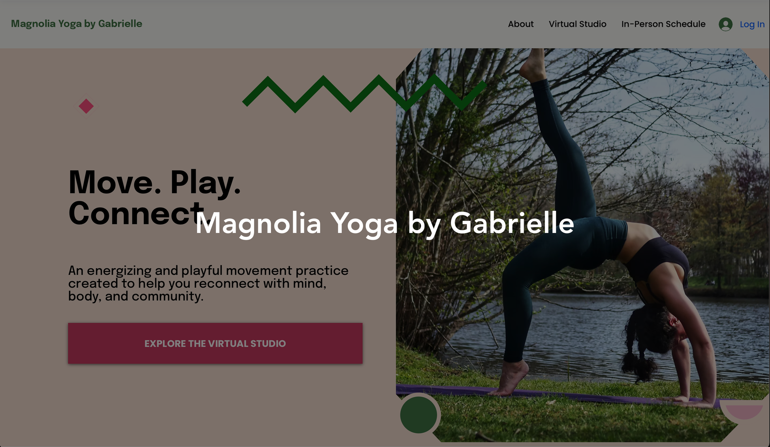 New Brand Visual Identity and Website for a Yoga Business