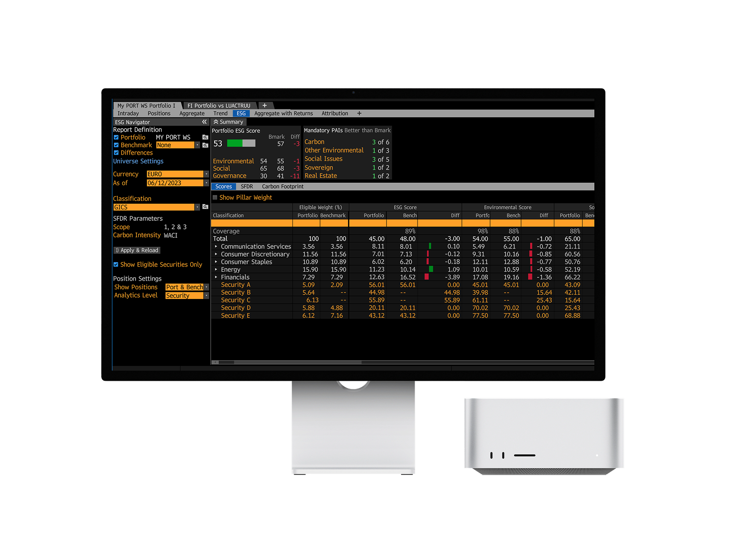 ESG Portfolio Analysis Integration