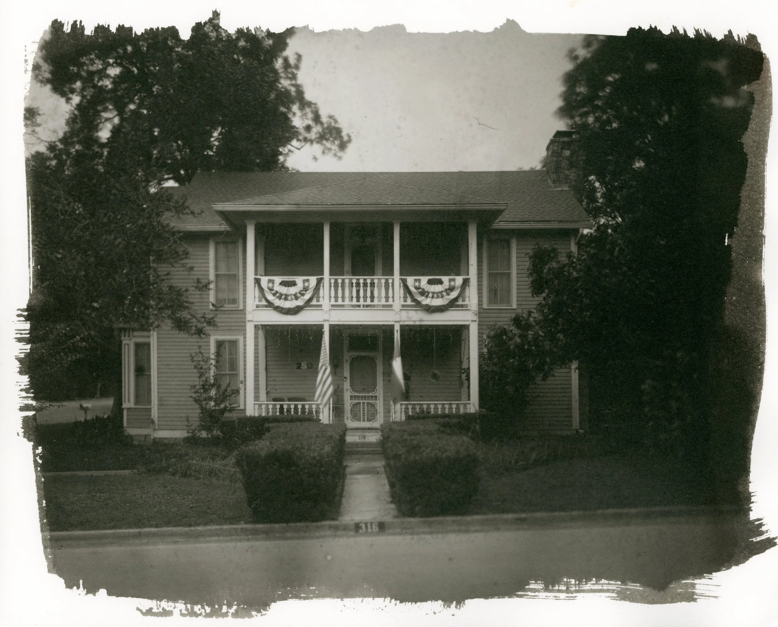 "Ready for the 4th on the 250th" - 
Platinum toned Kallitype