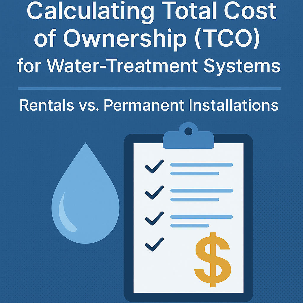 Calculating Total Cost of Ownership (TCO) for Water-Treatment Systems: Rentals vs. Permanent Installations