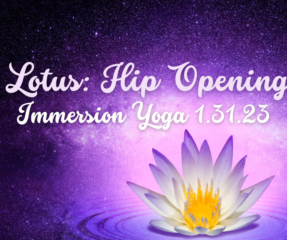 Lotus: Hip Opening Immersion Yoga