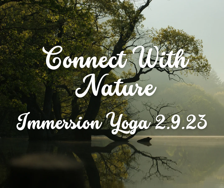 Connect With Nature Immersion Yoga