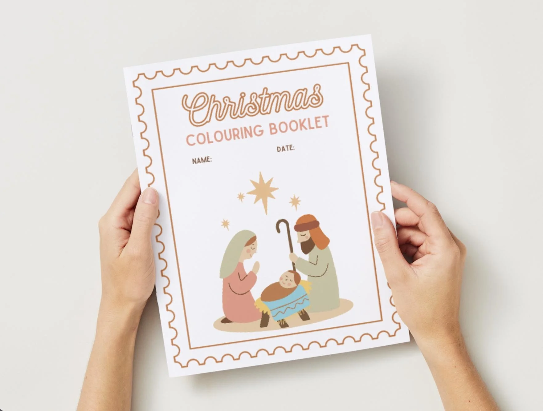 Nativity Christmas Colouring Booklet (Printable)