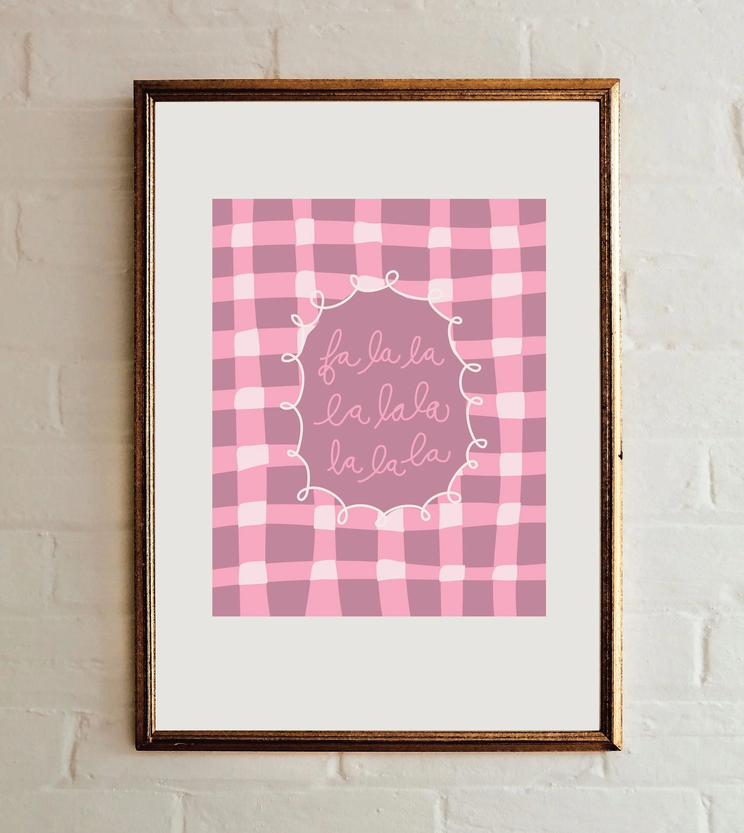 FA LA LA / Deck the Halls Print / Two Versions