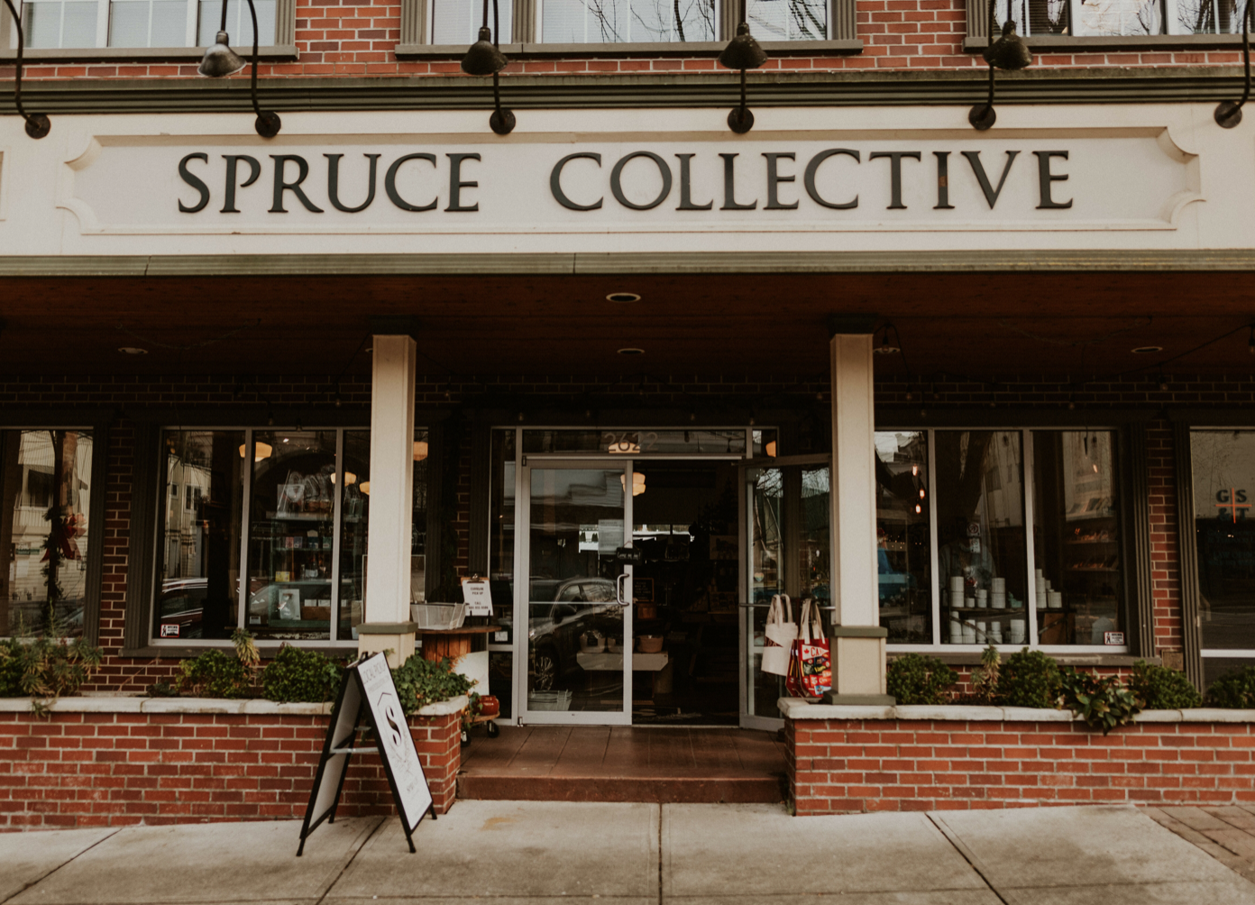Spruce Collective storefront, Abbotsford