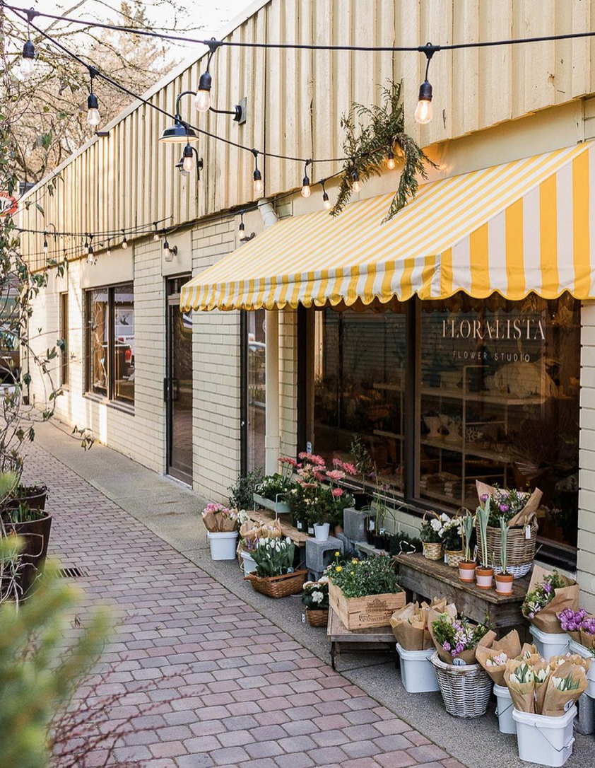 Floralista Flower Studio storefront, Fort Langley