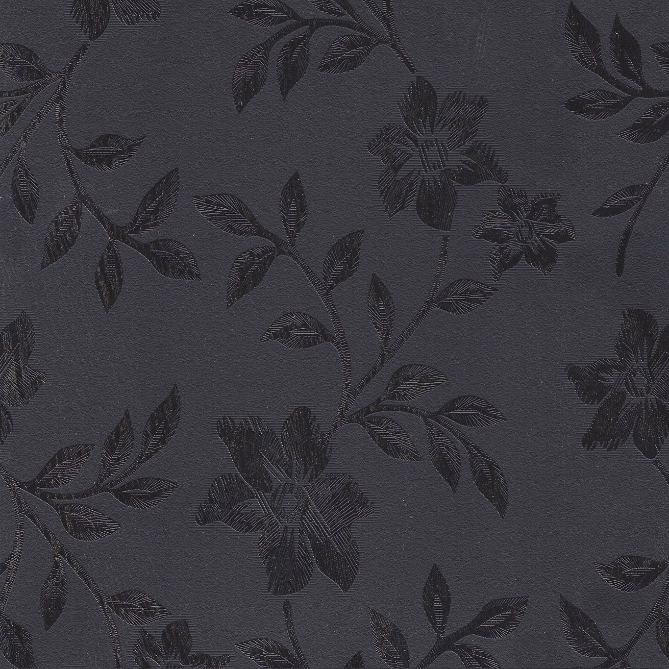 PB266 BLACK FLORAL