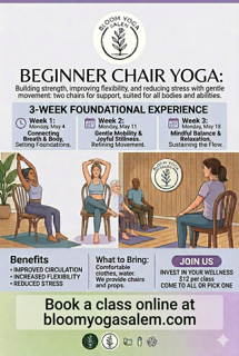 Intro to Yoga Starts with Chair