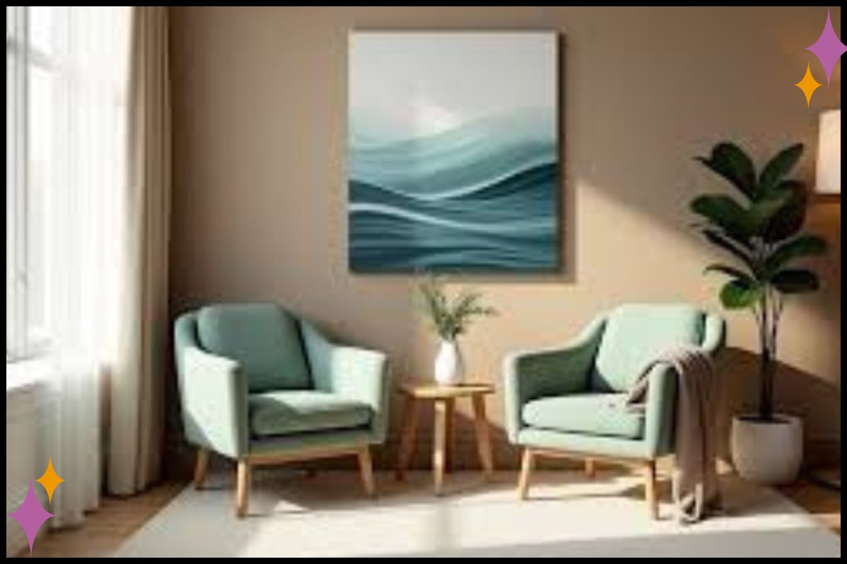 Therapy room symbolizing safety and structure in Prolonged Exposure Therapy