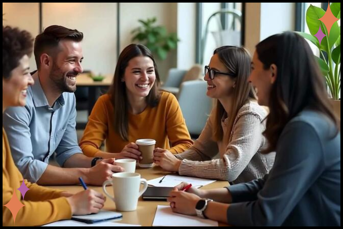 Trauma therapists in community, supporting each other beyond individual supervision.