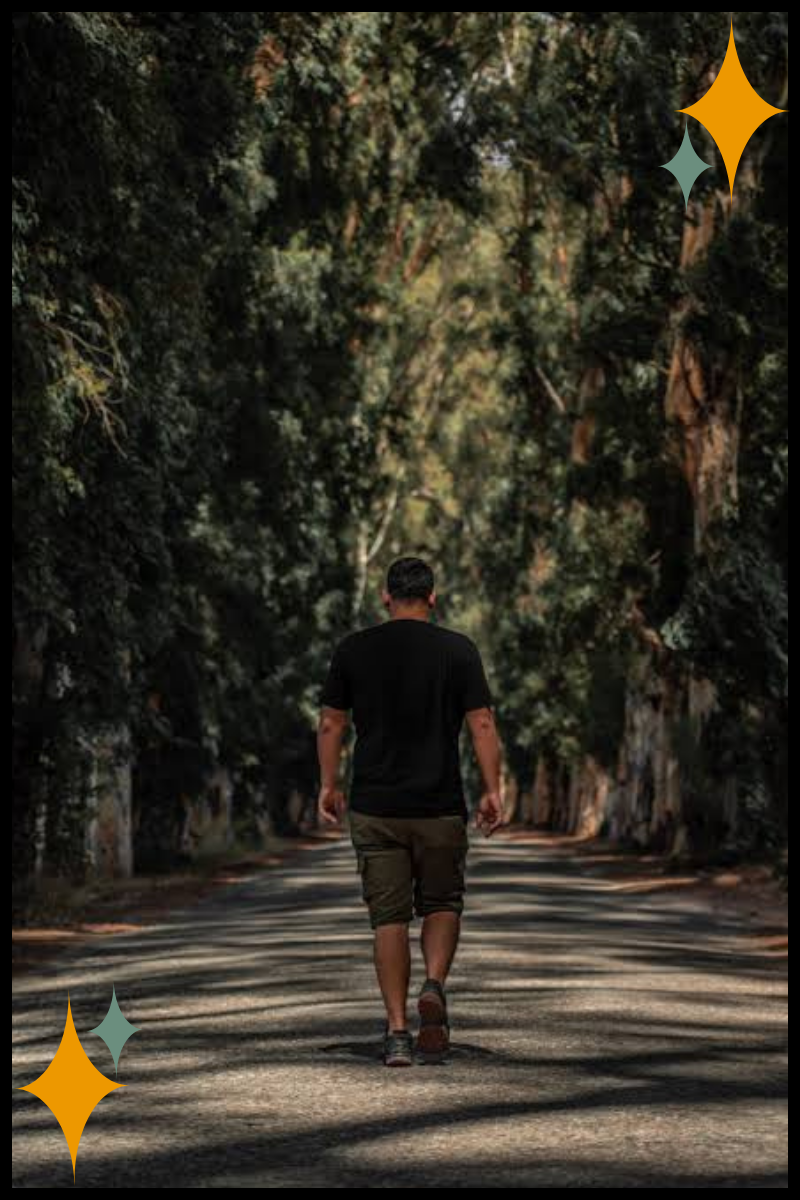 A trauma therapist taking a phoneless decompression walk, an invisible rhythm that already supports her nervous system.