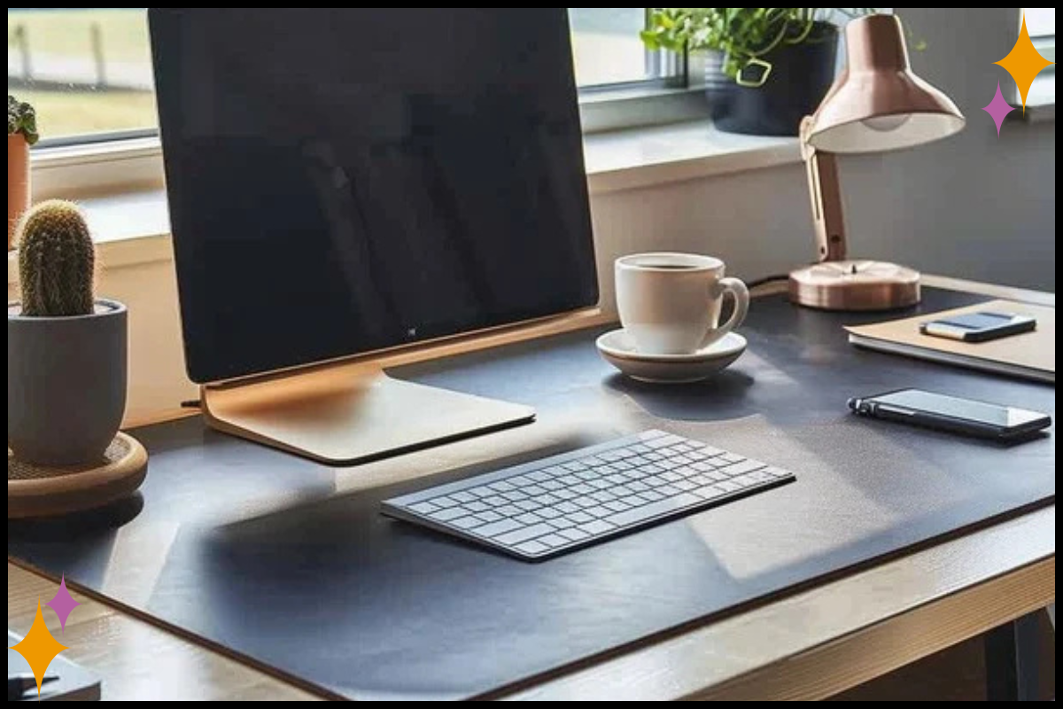 Therapist workspace with an open notebook, representing a gentle alternative to New Year’s resolutions.