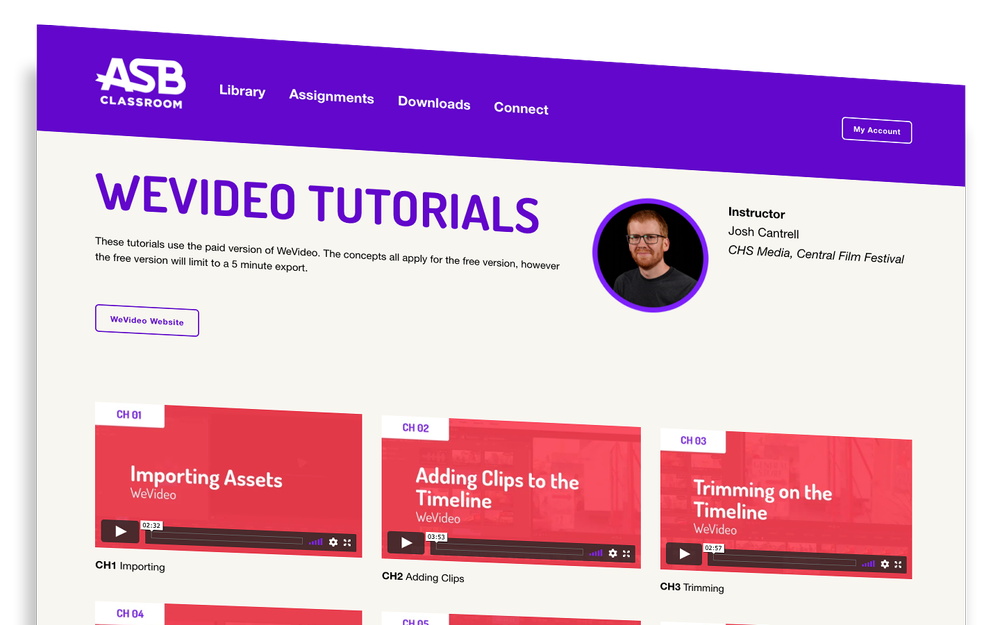 ASB Classroom — ASB | Curriculum and Professional Development for Video ...