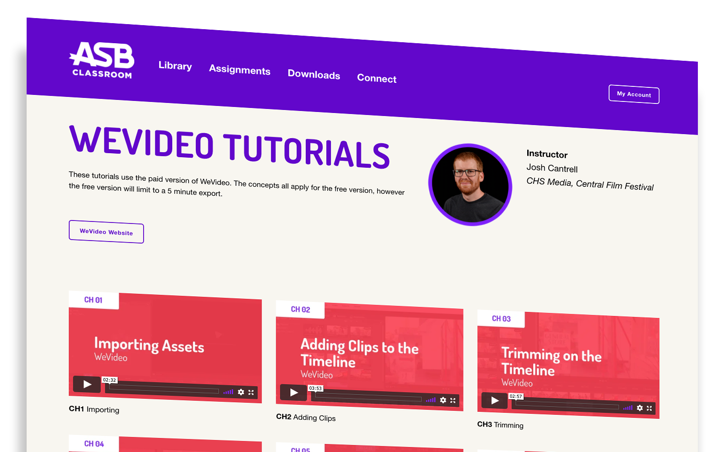 ASB Classroom — ASB | Curriculum and Professional Development for Video ...