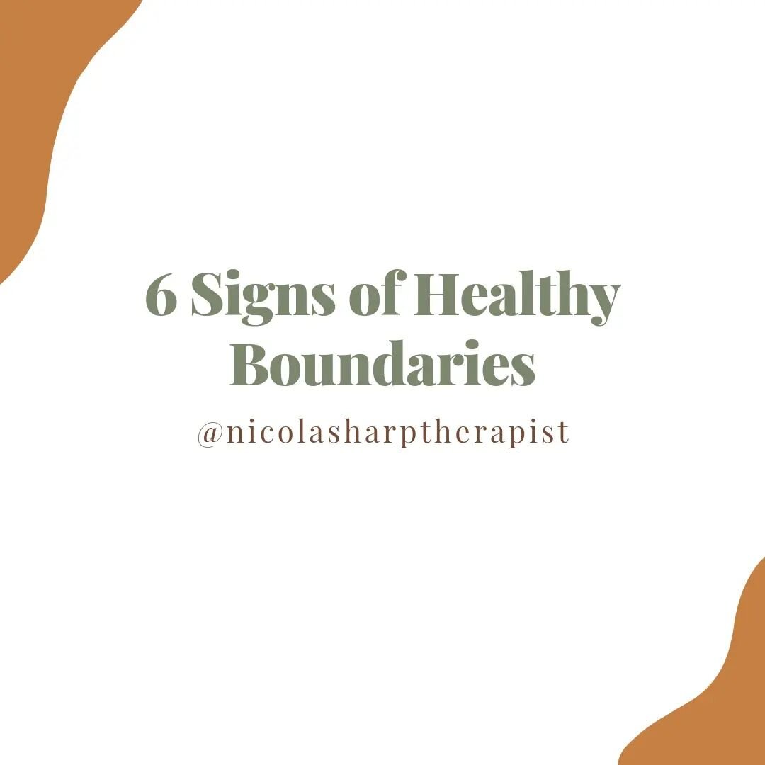 We talk so much about where we need to boundaries but it's also helpful to look at where we ARE setting healthy boundaries 💫

Ultimately, you decide where you want your boundaries to be, but I hope these help you think about what's healthy for you ?
