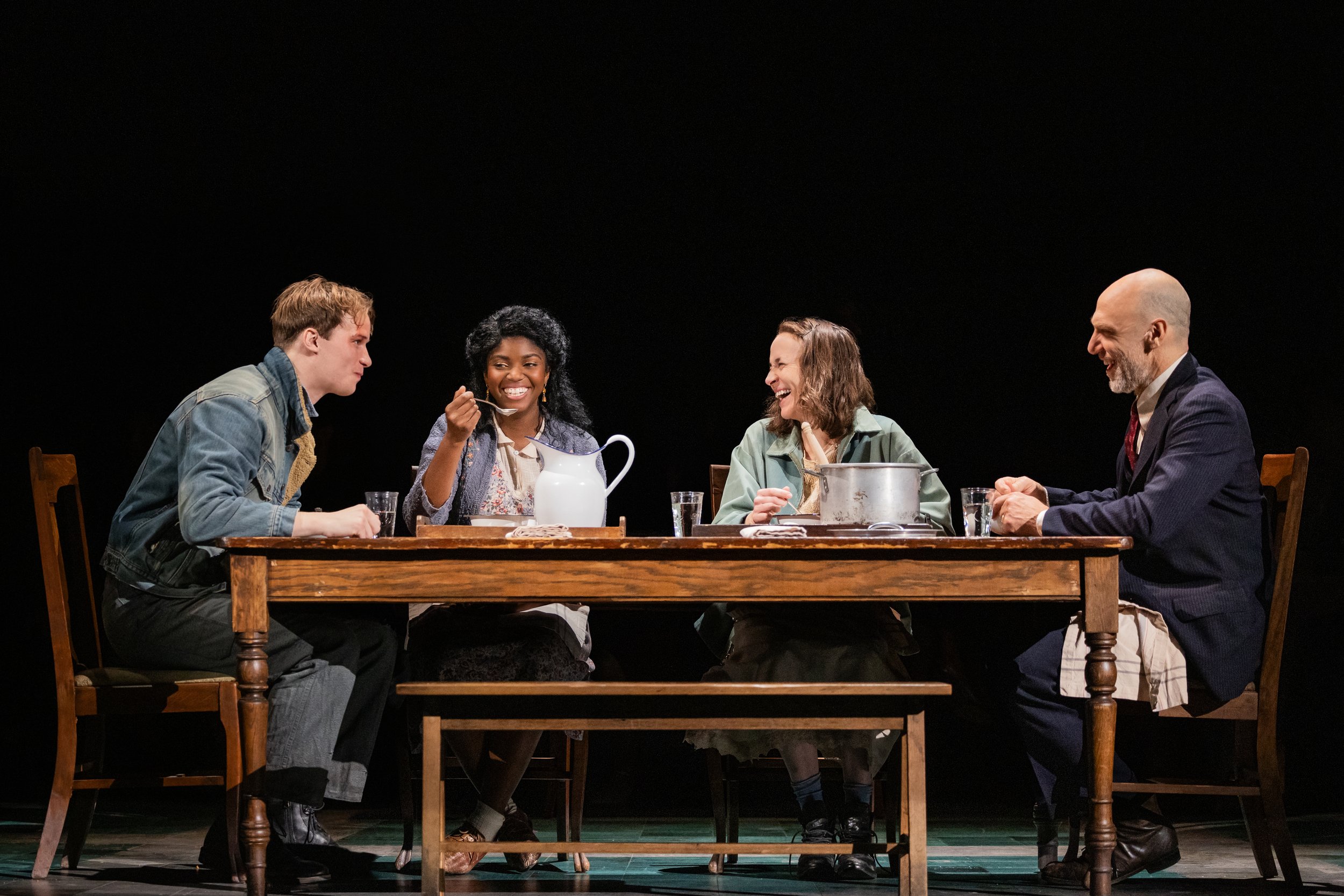L-R Ben Biggers, Sharaé Moultrie, Jennifer Blood and John Schiappa in the GIRL FROM THE NORTH COUNTRY North American Tour (photo by Evan Zimmerman for MurphyMade).jpg