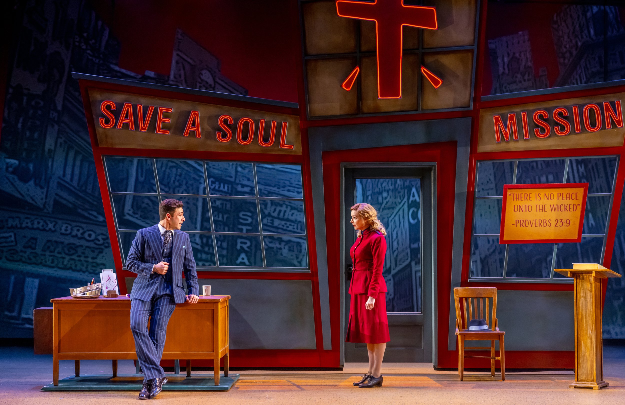Pepe Nufrio and Erica Stephan in Guys and Dolls. Photo by Brett Beiner.jpg