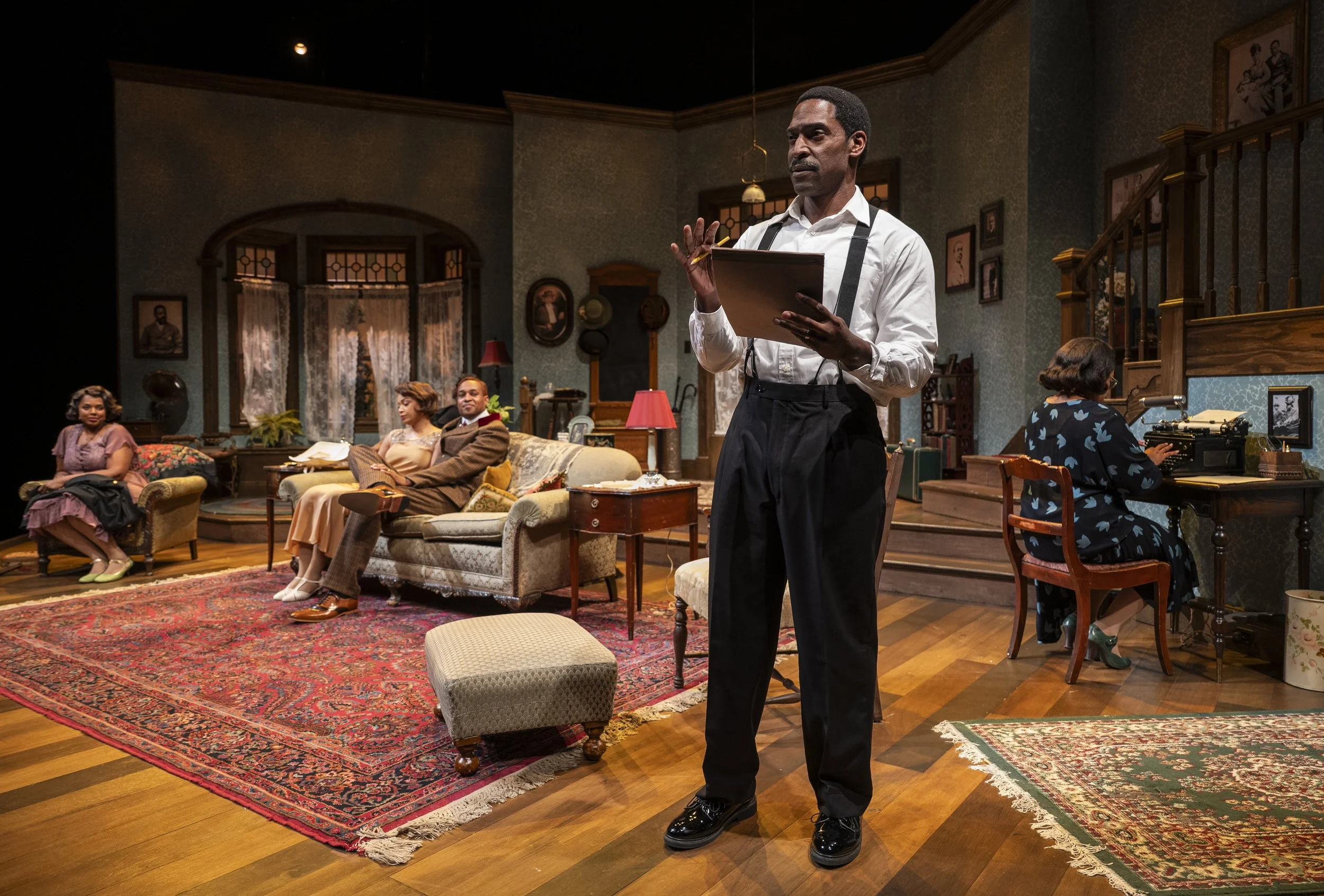 Photo of Sharriese Hamilton, Alanna Lovely, Amir Abdullah, Joshua L. Green, and Ayanna Bria Bakari by Michael Brosilow.jpg