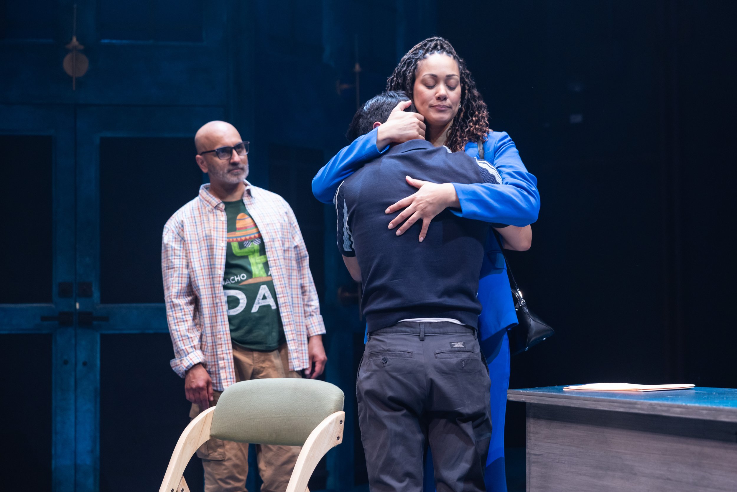 Kareem Bandealy (Louie), Cynthia Kaye McWilliams (Alicia), and Jordan Arredondo (Dom). Photo by Justin Barbin.jpg