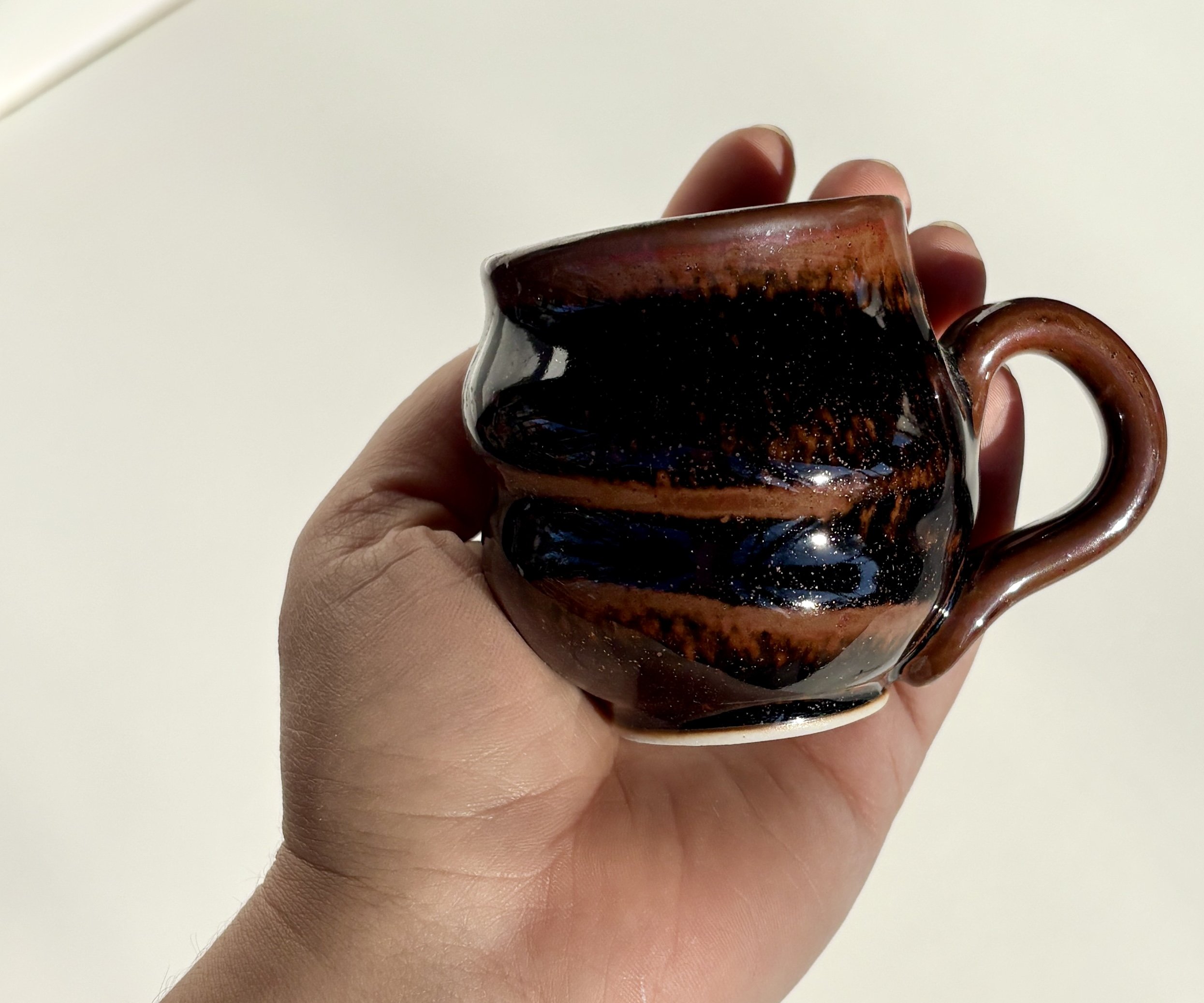 Black Mini Altered Mug