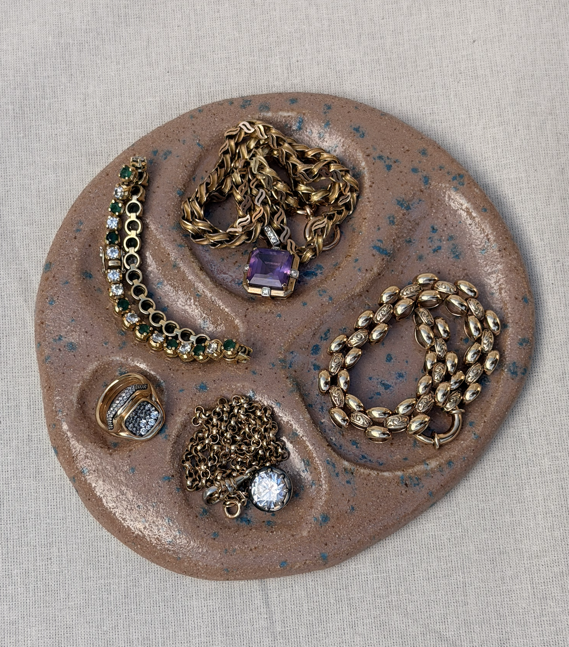 The Collection Dish No. 01 - Blue Fleck