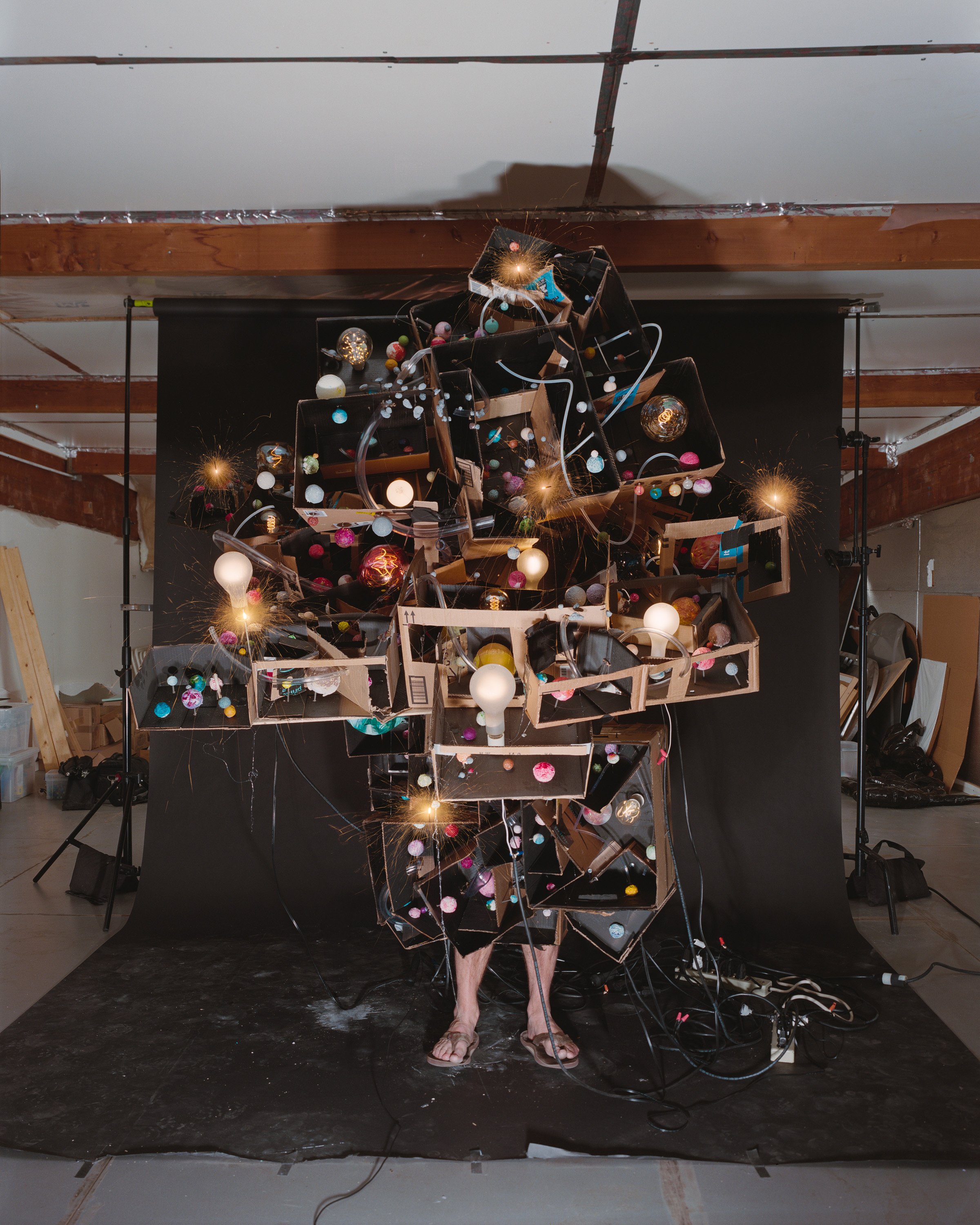 Self-portrait as Multiverse (detail), 2026