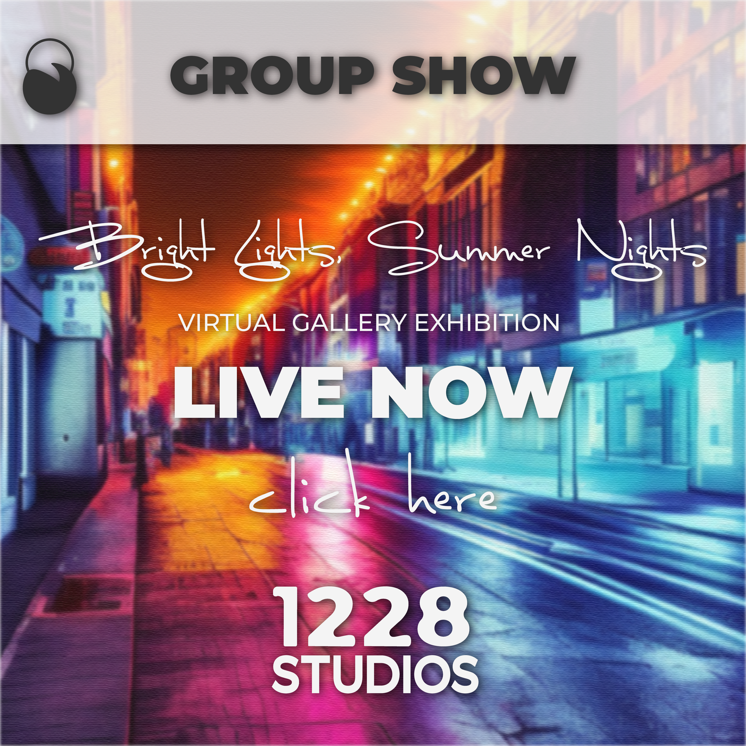 Step into a world of color and light with our virtual art exhibition, "Bright Lights, Summer Nights". This innovative event aims to encapsulate the enchanting atmosphere of summer evenings, where the vibrant colors of the day transition into the mesm