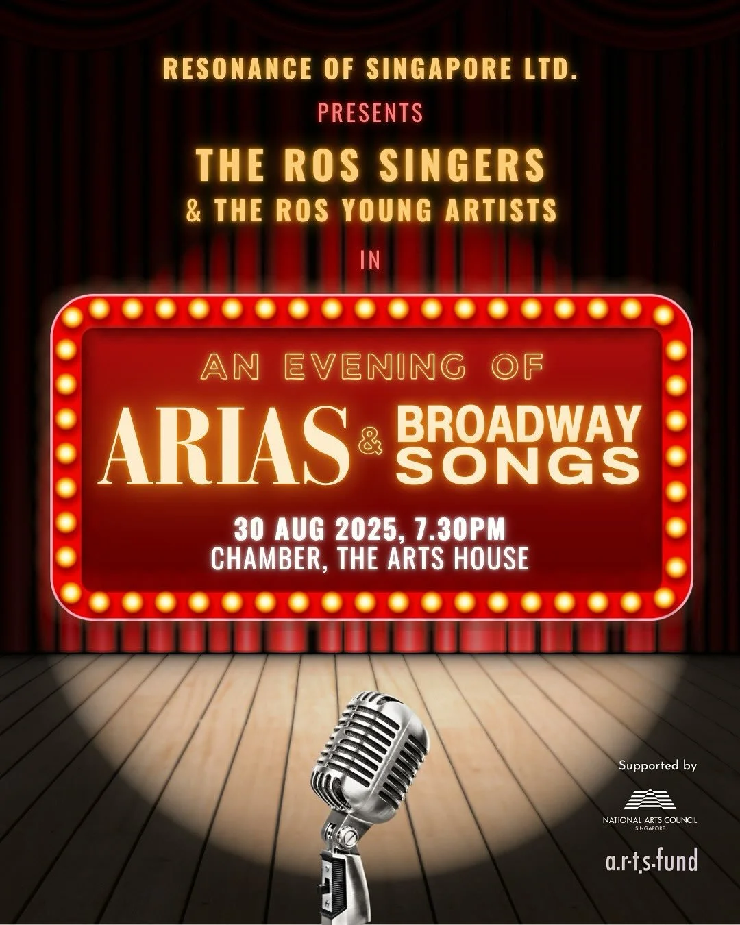 🎭✨ Get ready for a night of soaring arias and show-stopping Broadway hits! ✨🎶

Join The ROS Singers and The ROS Young Artists as they bring you &ldquo;An Evening of Arias &amp; Broadway Songs&rdquo; &ndash; a dazzling performance blending the drama