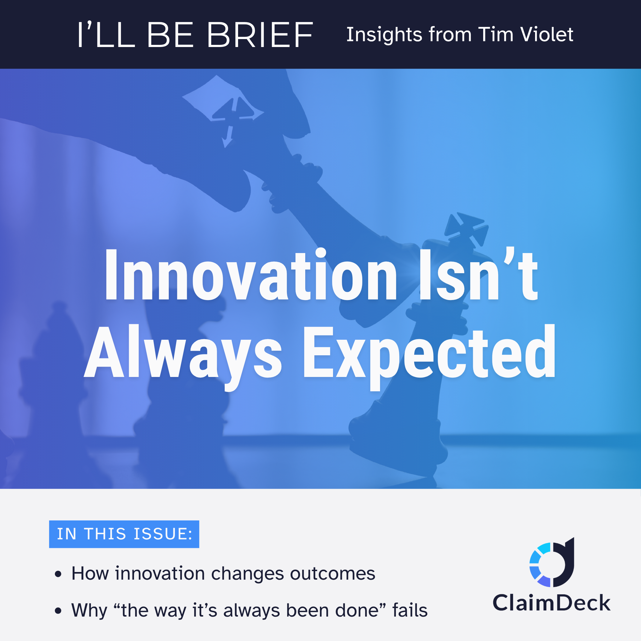 Innovation Isn’t Always Expected