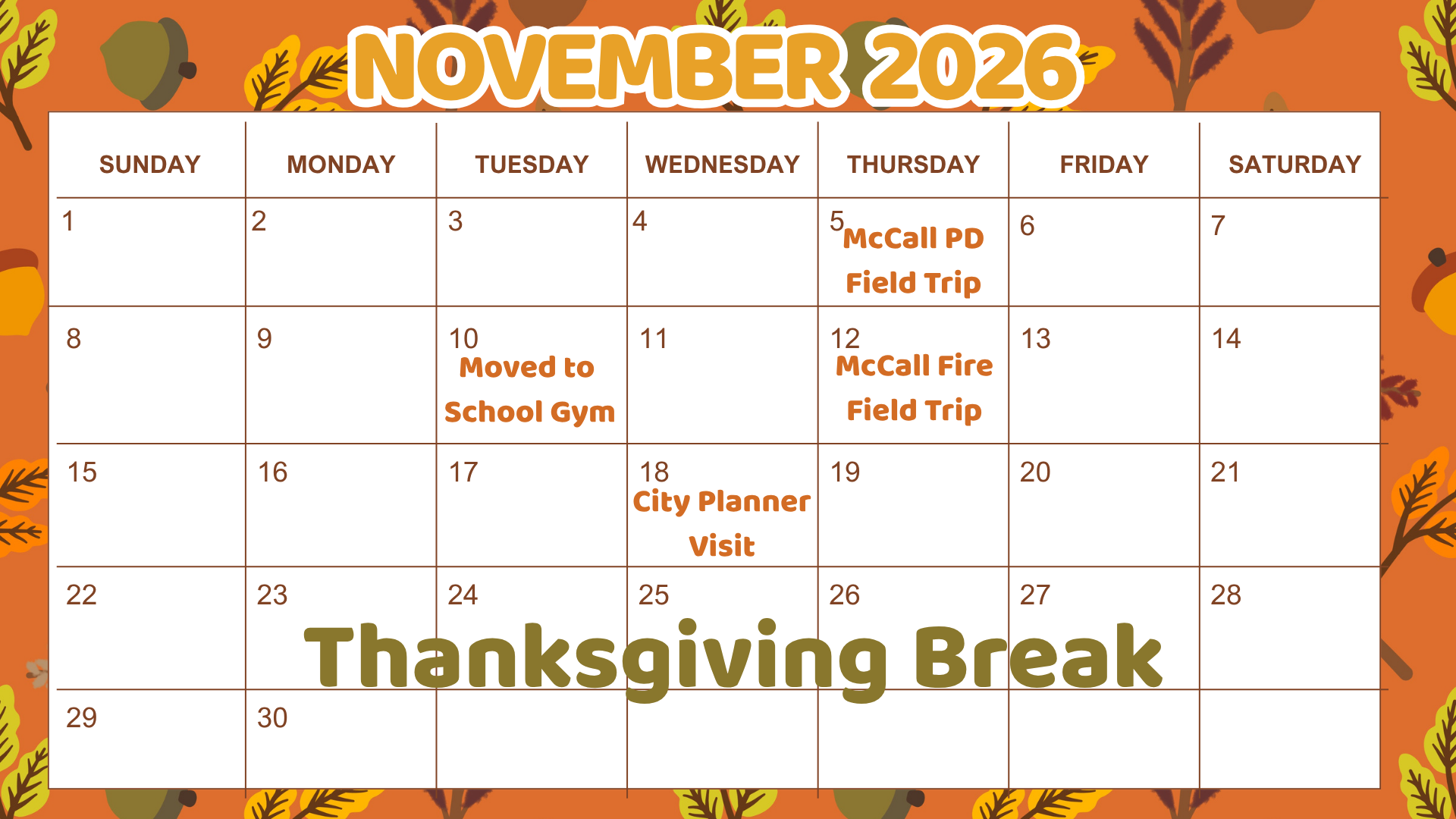 Orange and Yellow Autumn November Calendar.png