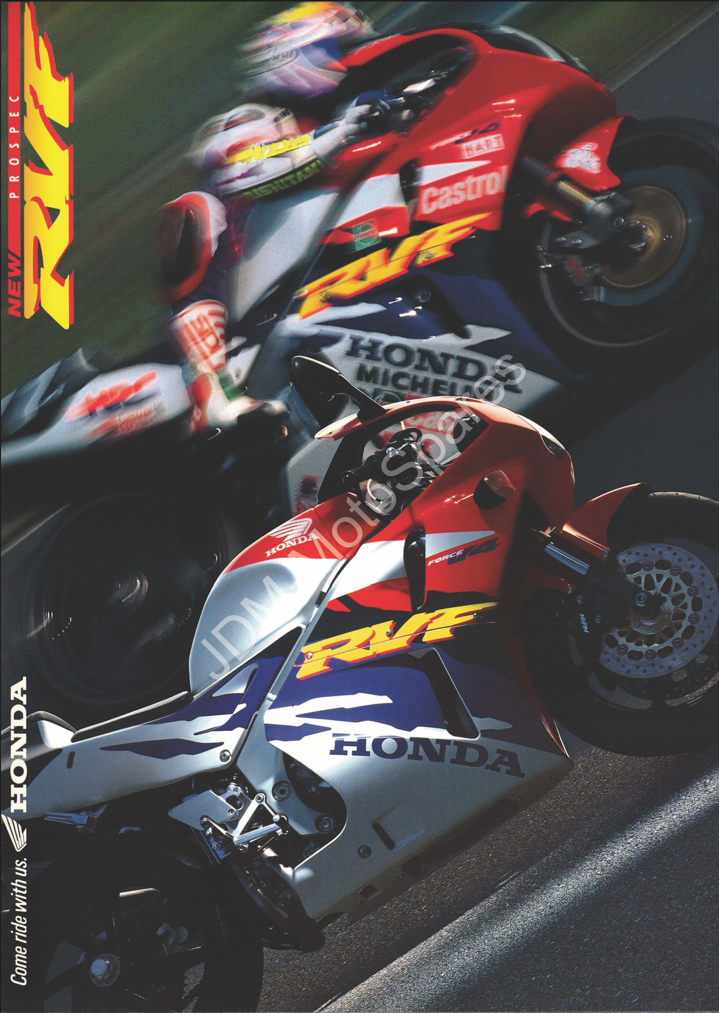 Honda RVF400RT NC35 - Sales Brochure - Front Page