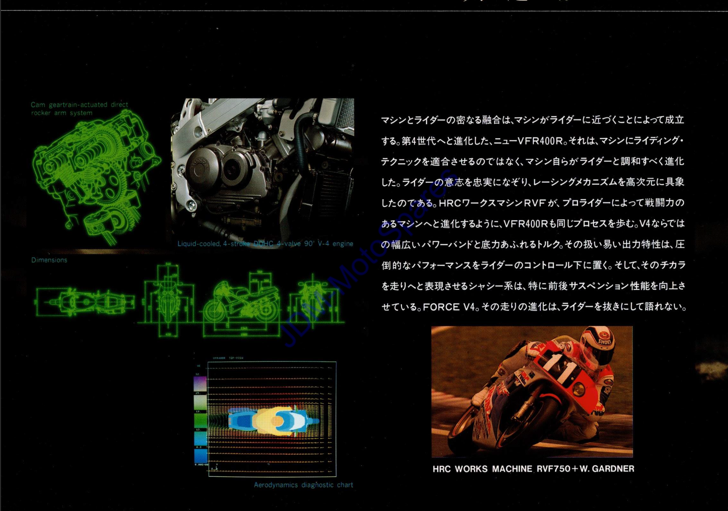 Honda VFR400 NC30 - Sales Brochure