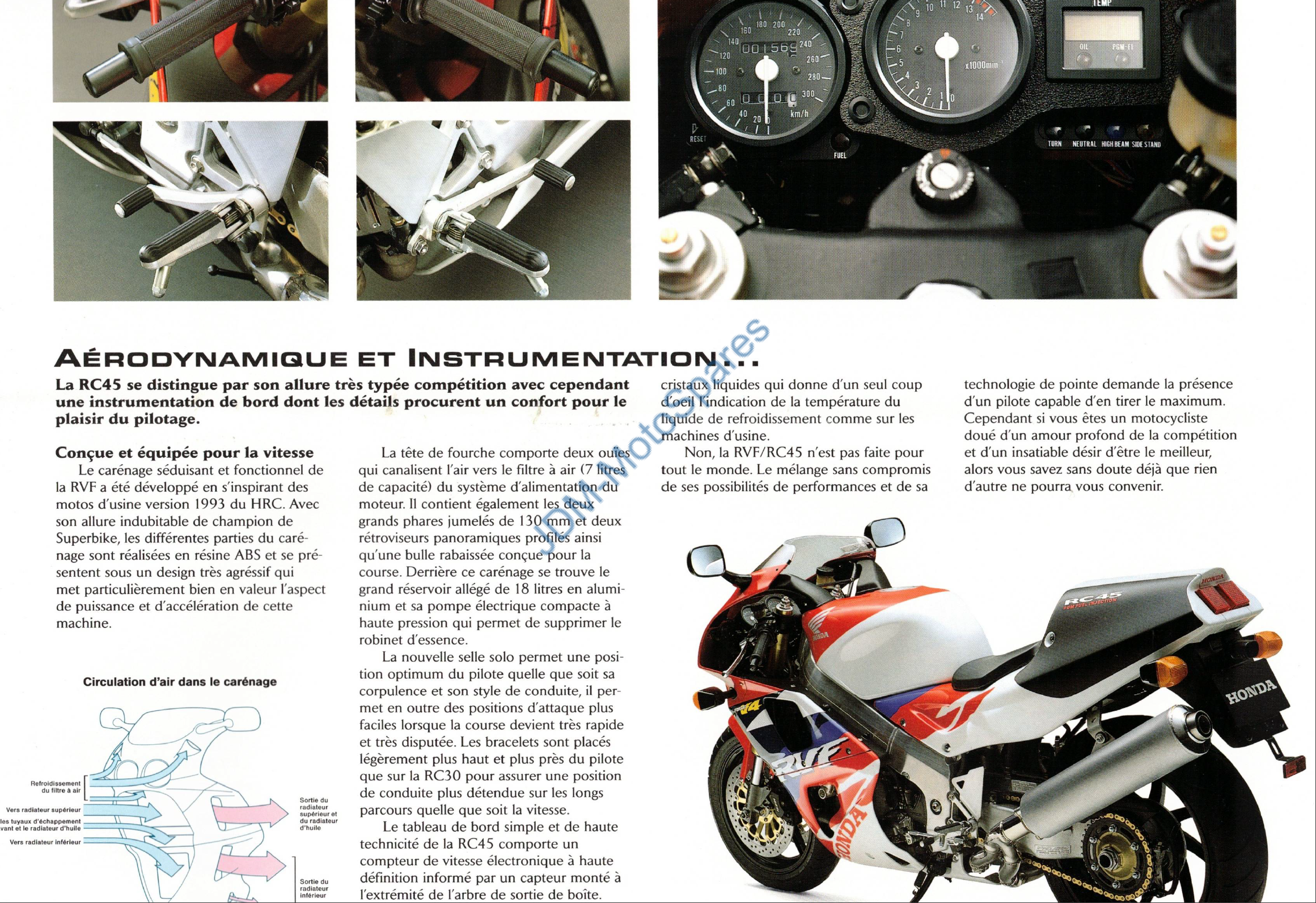 Honda RC45 (RVF750) Brochure - Page 9
