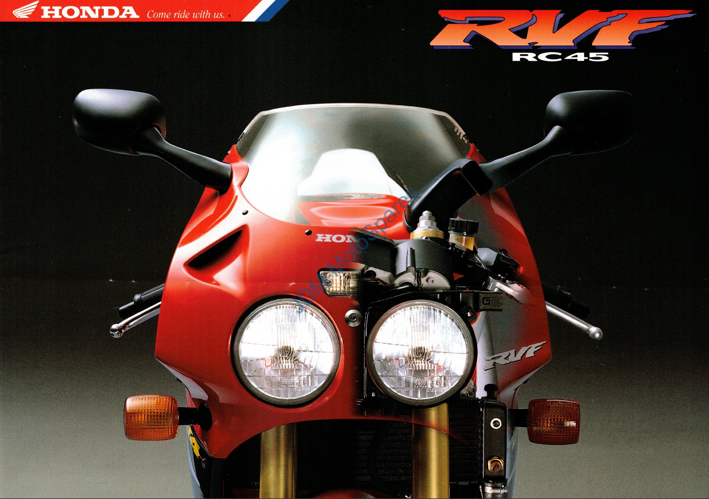 Honda RC45 (RVF750) Brochure - Page 1